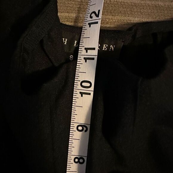 Vintage Ralph Lauren black wool pants size 8 - Picture 7 of 9